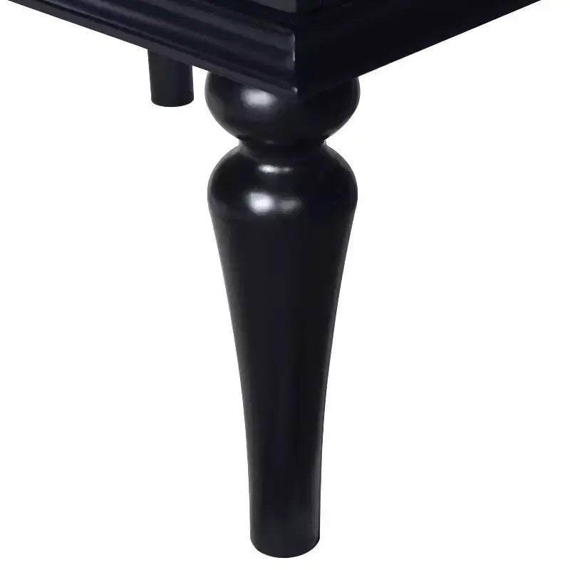 Tocador de baño pequeño de 24 pulgadas con lavabo, mueble de baño con cajones, negro
