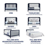 Barandilla de seguridad para cama infantil Big Kid, 64 cm de ancho para niños