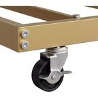 Cama nido doble de metal con colchón adicional, estructura resistente, ruedas con freno y listones de metal. Ideal para dormitorio, habitación de invitados o sala de estar.
