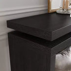 Mesa consola rústica de 60" - Mesa de entrada de madera retro con diseño de suspensión de doble tablero, mesa de sofá para sala de estar