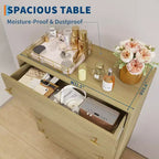 Cómoda de granja de 5 cajones para dormitorio, cómoda alta de madera rústica de 111,76 cm con cajones grandes y tiradores de barra para sala de estar