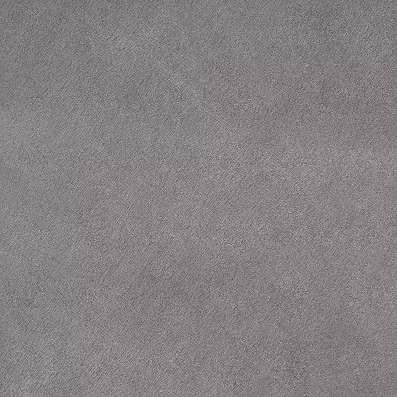 Juego de 2 pufs nido plegables contemporáneos, tapicería de terciopelo gris, patas de metal dorado